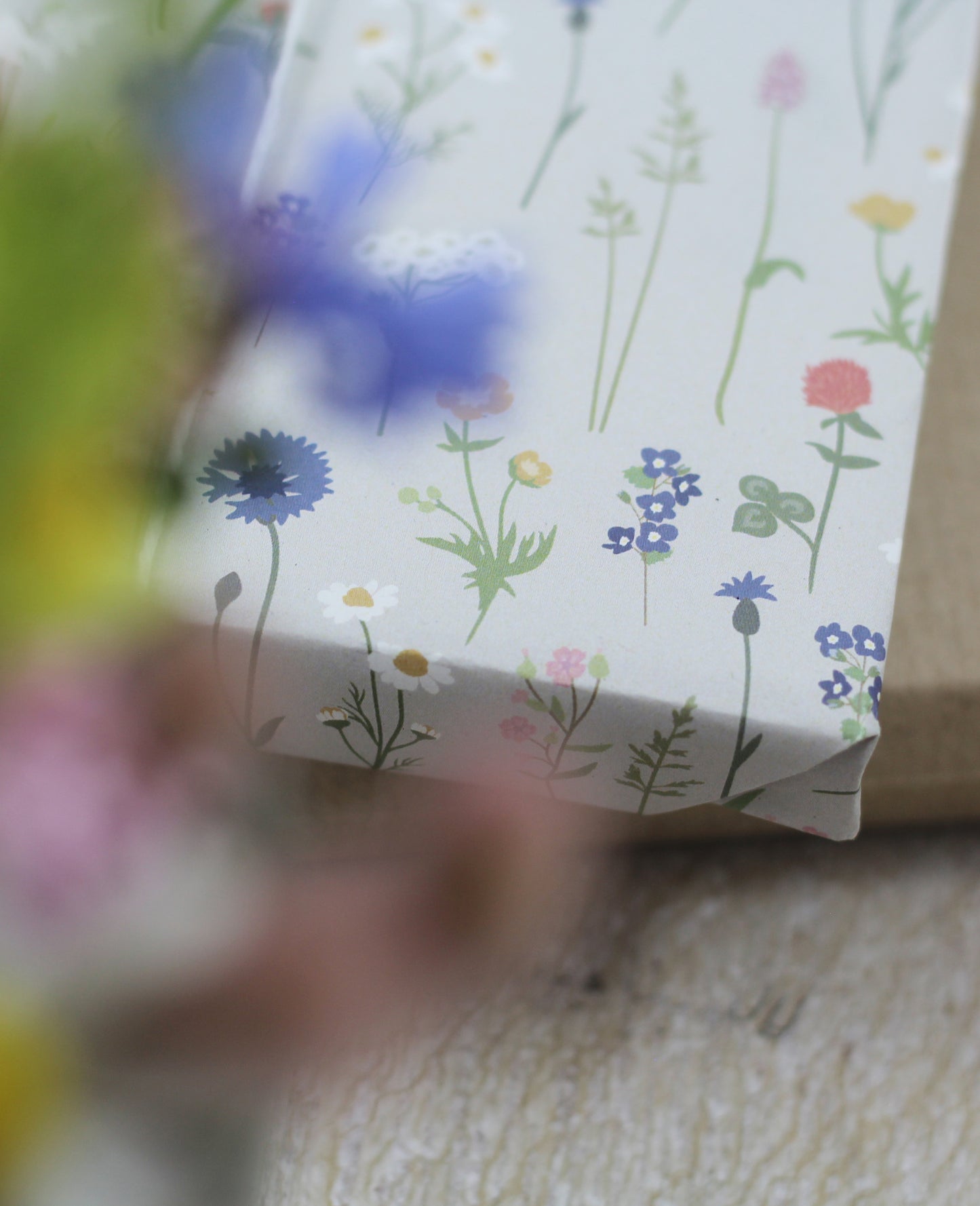 Geschenkpapier „Sommerblumen“, 5 Bogen A3