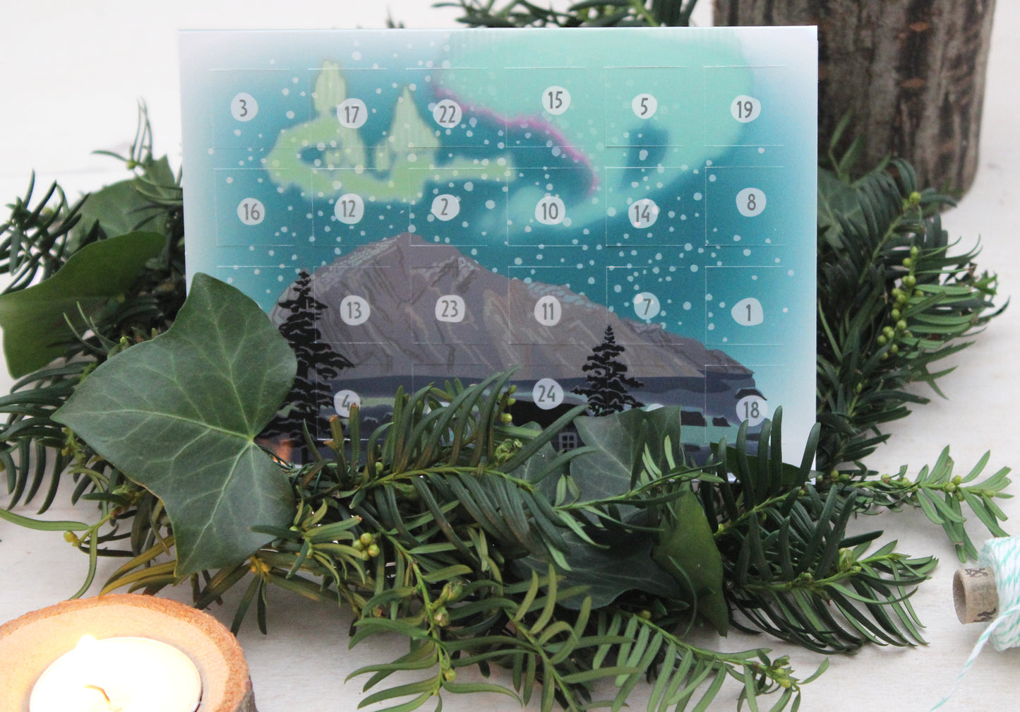 Mini-Adventskalender „24 beste nordische Wörter“