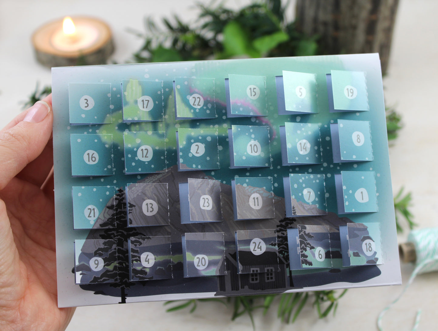 Mini-Adventskalender „24 beste nordische Wörter“
