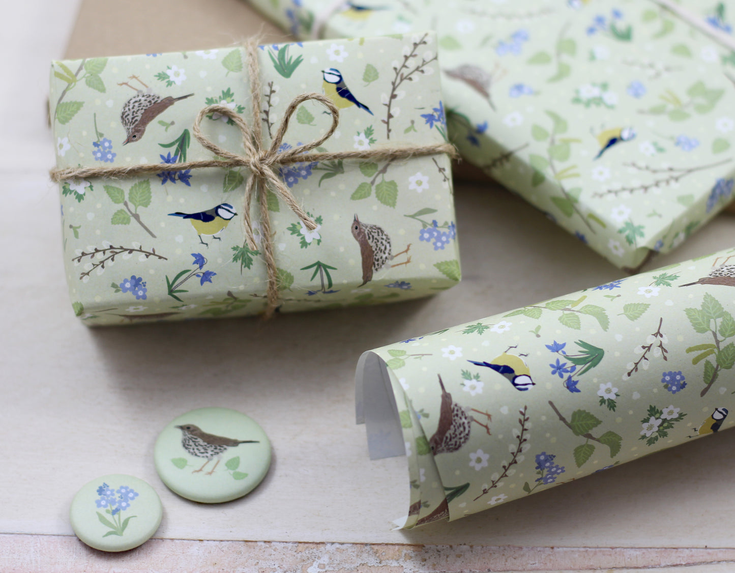 Geschenkpapier „Frühling“, 5 Bogen A3