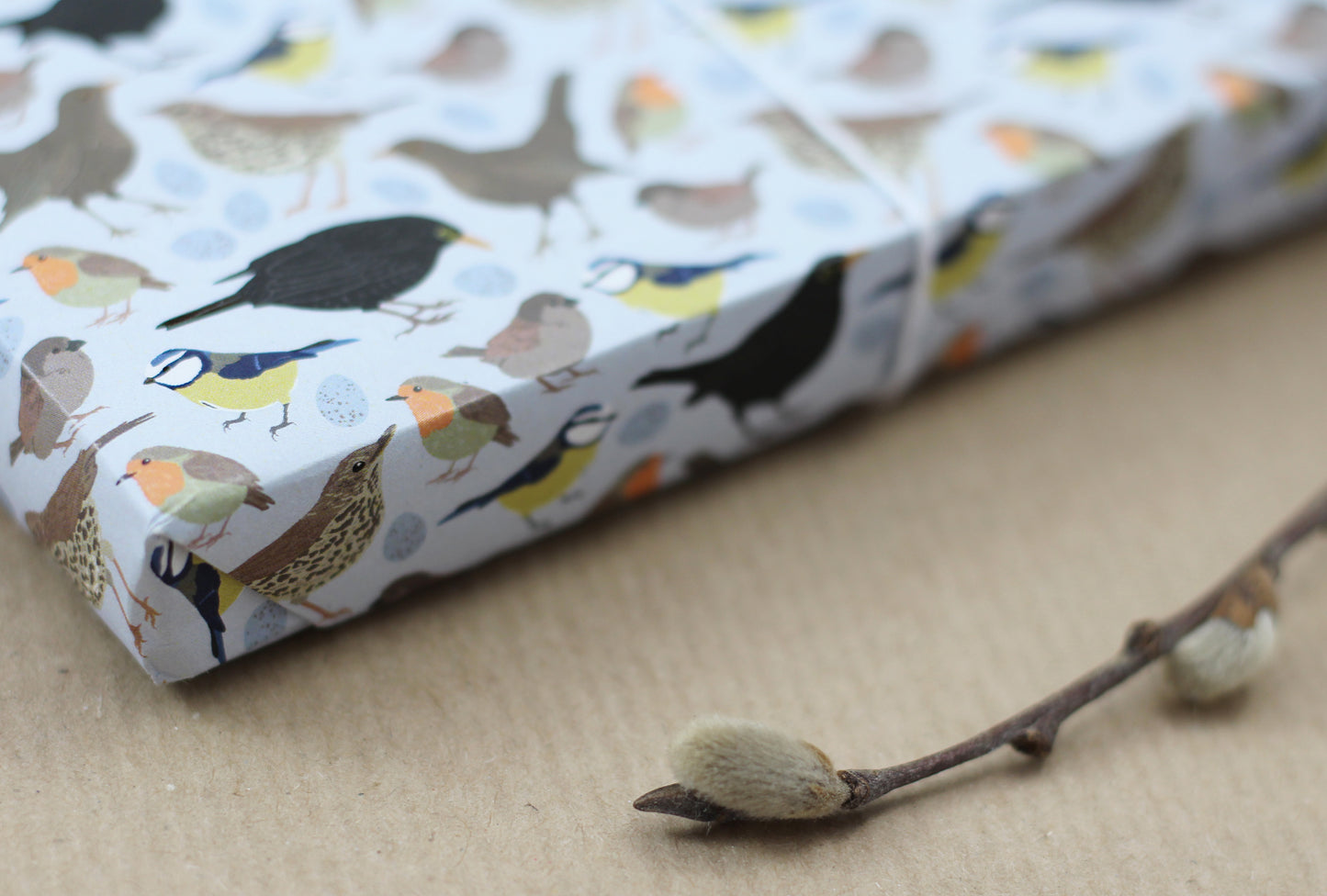 Geschenkpapier „Vögelchen“, 5 Bogen A3