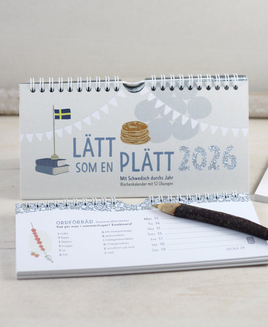 Schwedischlernkalender 2026