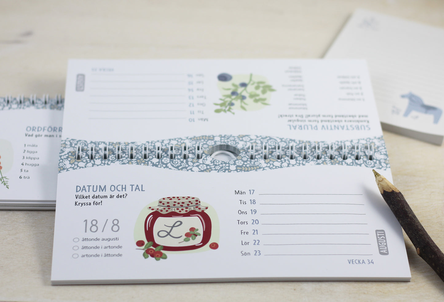 Schwedischlernkalender 2026