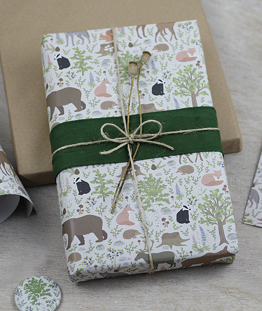 Geschenkpapier „Waldtiere“