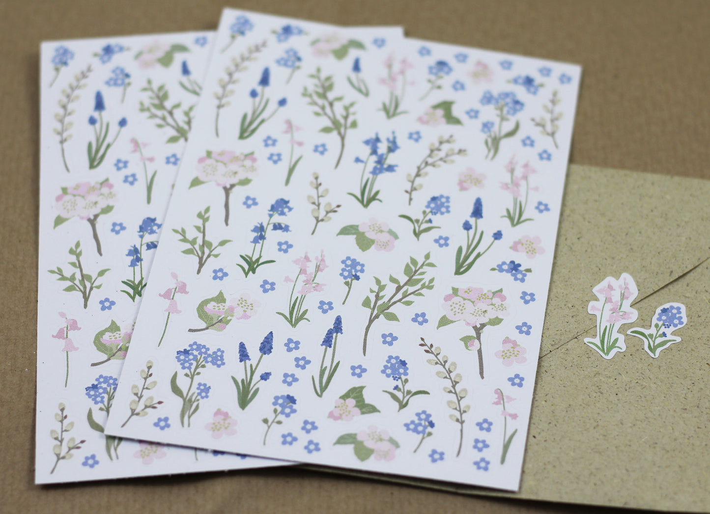 Stickerbogen „Frühlingsblumen“