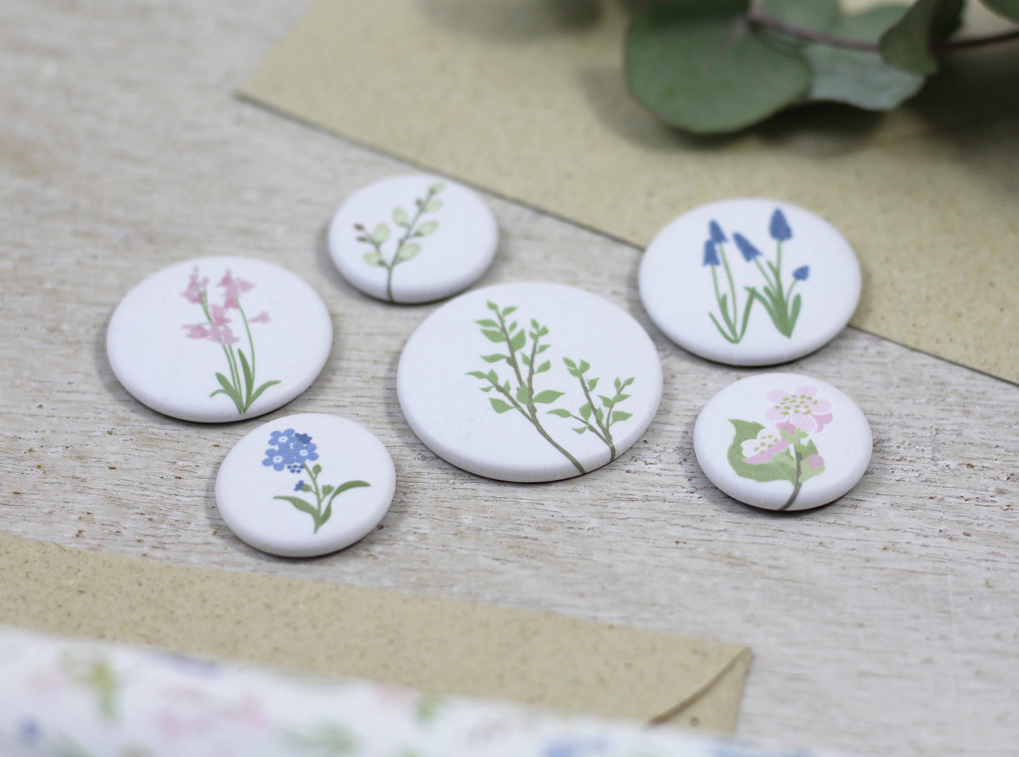 Magnetset „Frühlingsblumen“