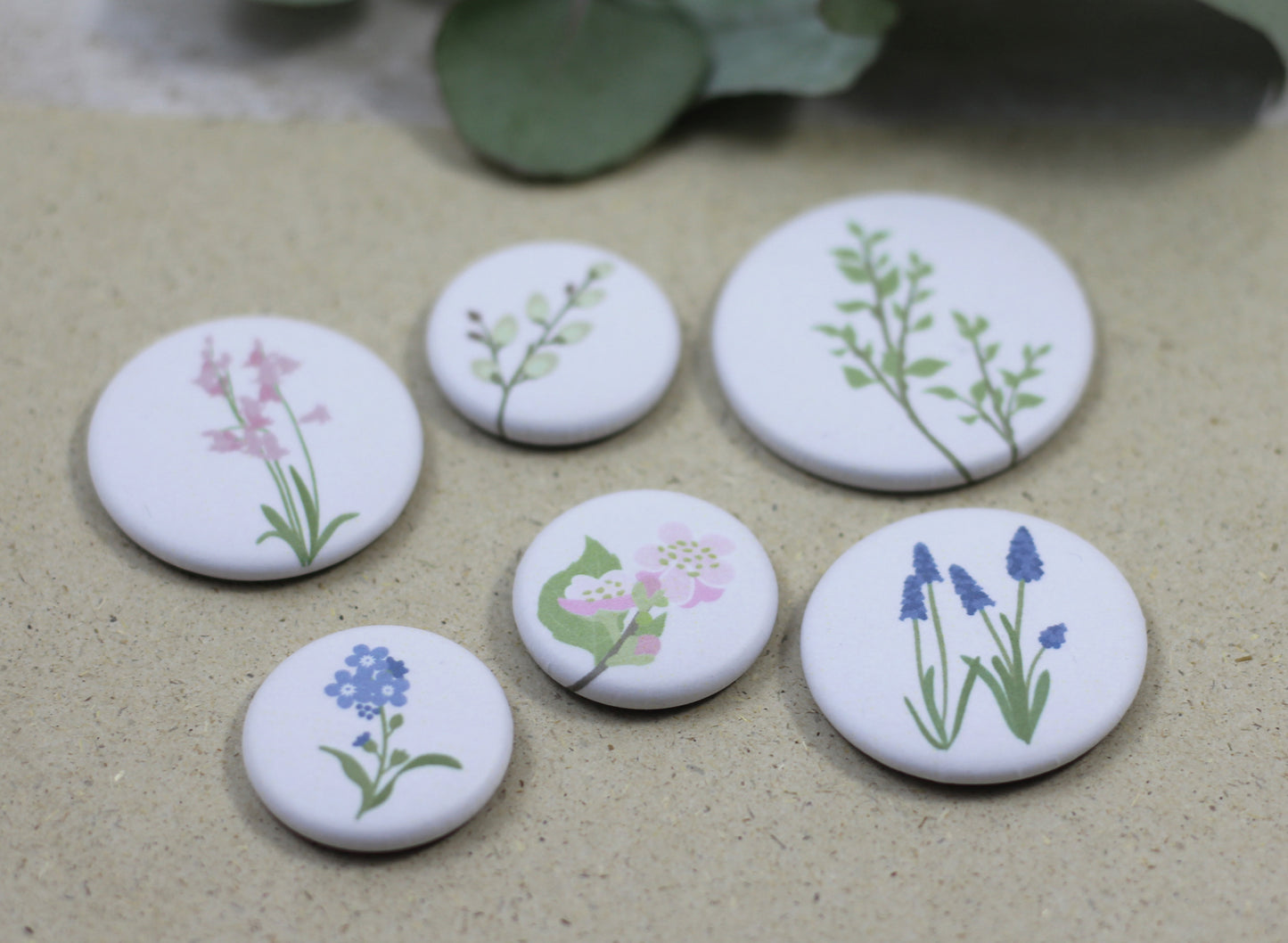 Magnetset „Frühlingsblumen“