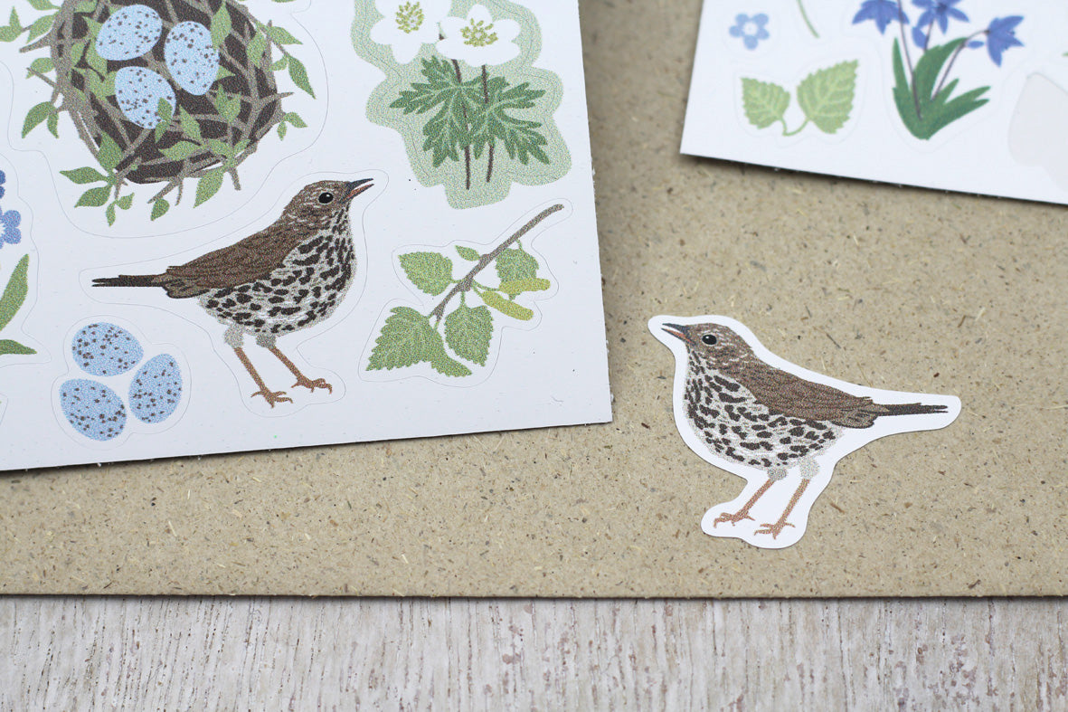 Stickerbogen „Frühling“