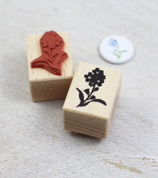 Stempel „Vergissmeinnicht“