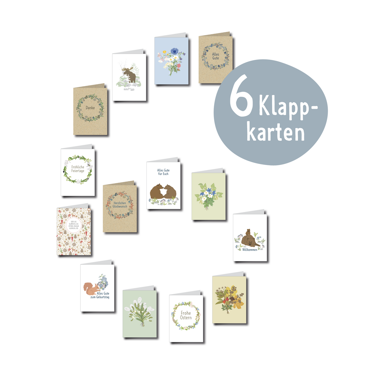6 Klappkarten selber mixen