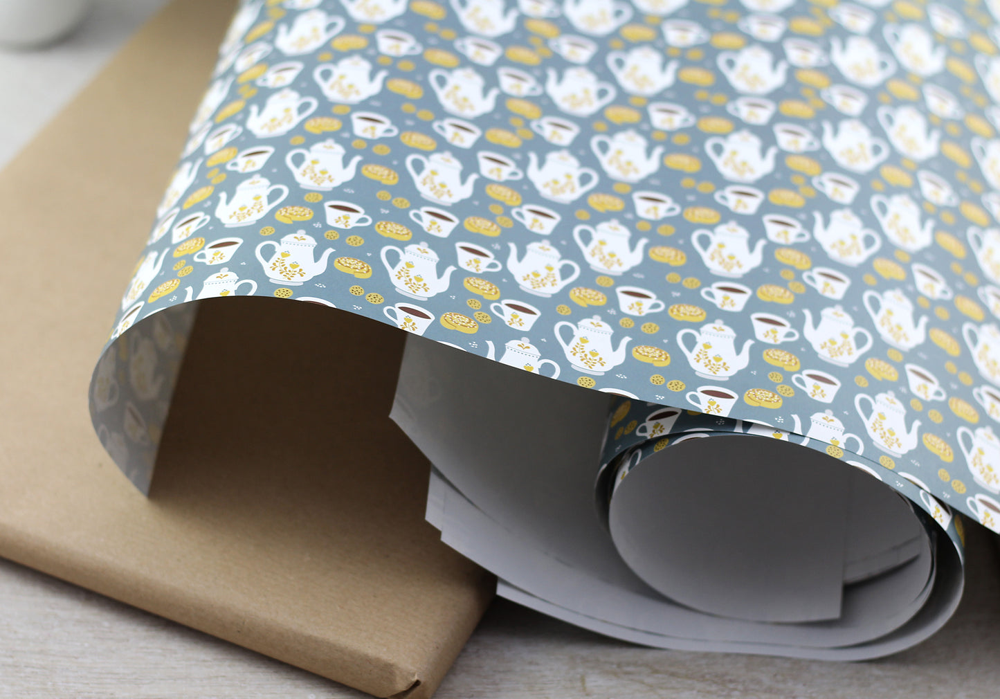 "Dala horses light" wrapping paper, 5 sheets A3