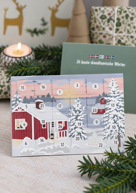 Mini-Adventskalender „24 beste nordische Wörter“ 2026