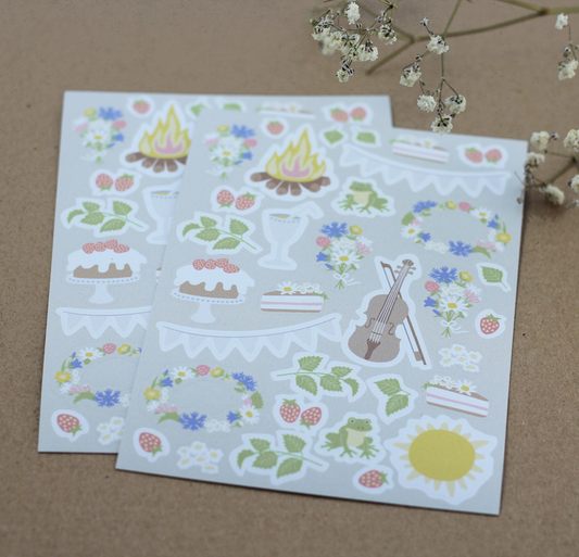 Stickerbogen „Midsommar“
